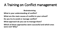 A Training on Conflict management.pdf